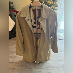 Vintage Burberry Trench Coat Tan | Nova Check Lining | Size L | Authentic